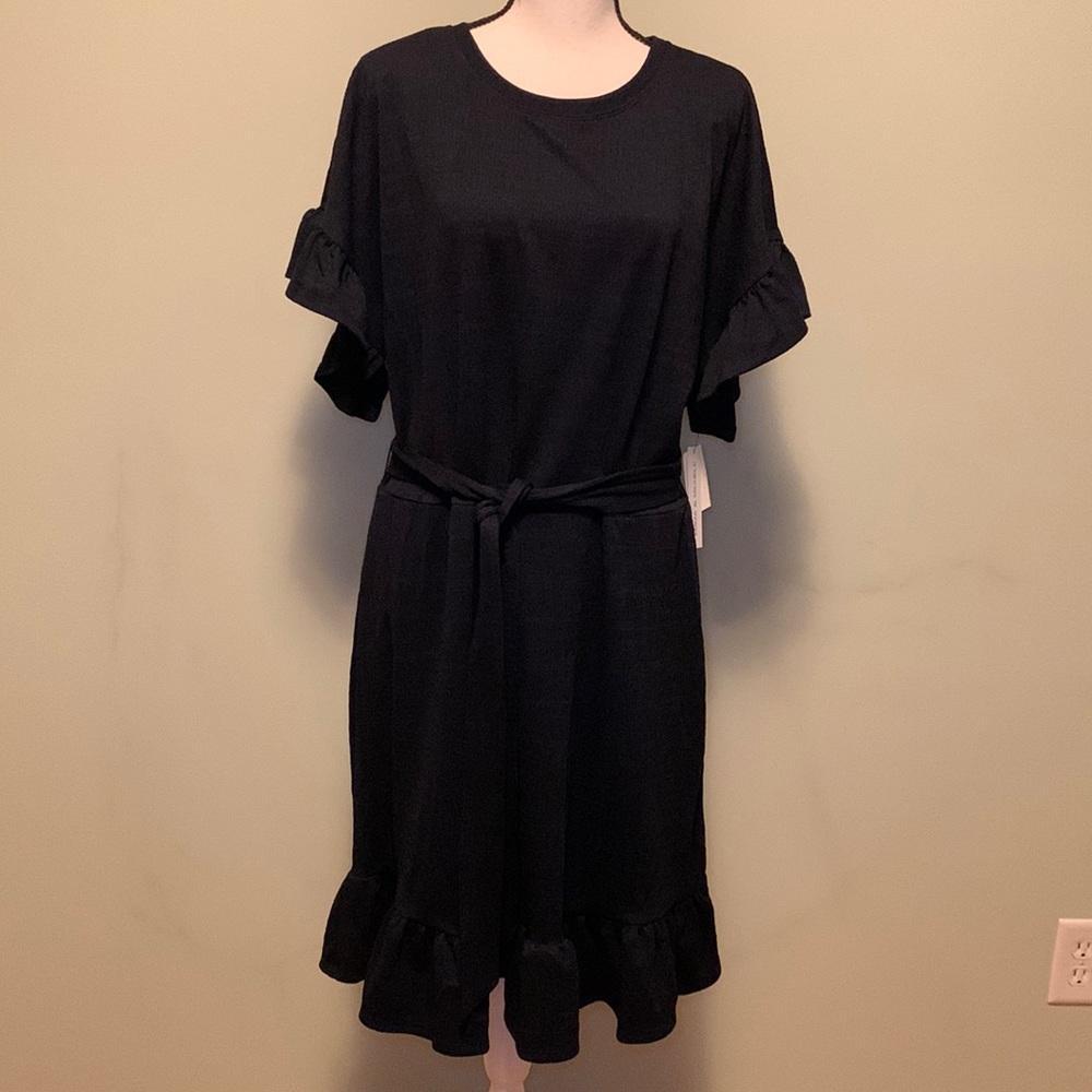 Emma & Michelle Ruffled scoop next dress